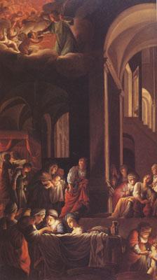 Carlo Saraceni The Birth of the Virgin (mk05) oil painting image